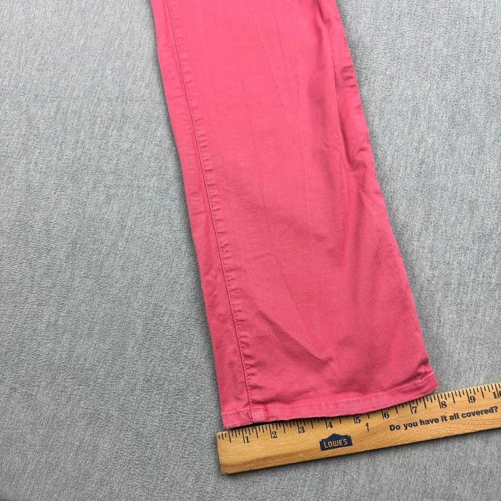 Paige Pants Mens 33 Pink Normandie Straight Leg Chino Stretch Made in USA Casual